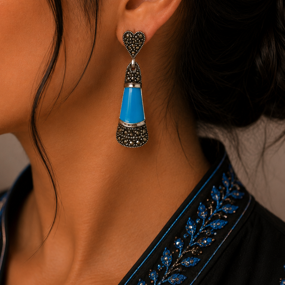OXIDISED EARRINGS